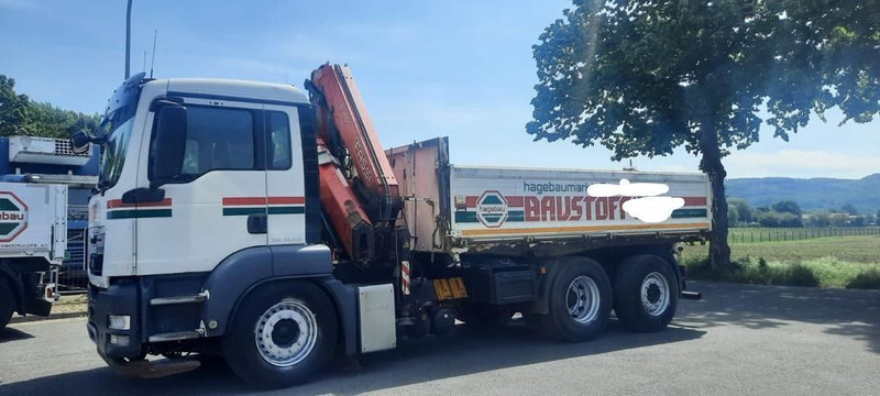 MAN TGS 26.400 Kipper Mit Kran/Funk - Valníkový/ Plošinový nákladný automobil, Auto s hydraulickou rukou: obrázok 1 MAN TGS 26.400 Kipper Mit Kran/Funk - Valníkový/ Plošinový nákladný automobil, Auto s hydraulickou rukou: obrázok 1