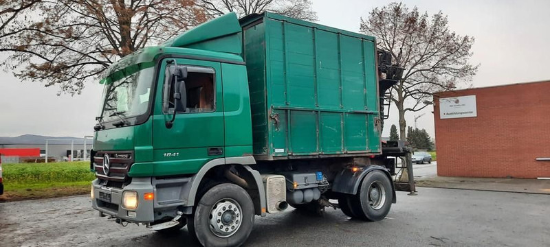 Mercedes-Benz 1841K 4x2 Actros Kipper mit Kran+Greifer - Sklápač, Auto s hydraulickou rukou: obrázok 1 Mercedes-Benz 1841K 4x2 Actros Kipper mit Kran+Greifer - Sklápač, Auto s hydraulickou rukou: obrázok 1