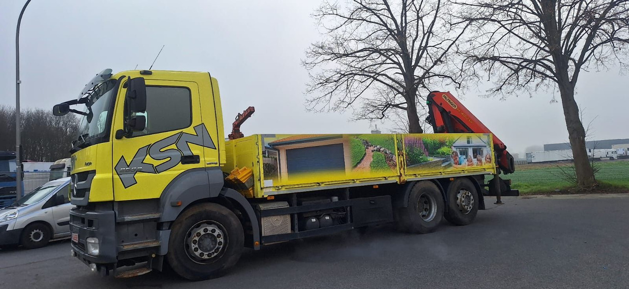 Mercedes-Benz 2636 Axor 3-Achser 6x2 mit Kran PK14002+Funk - Valníkový/ Plošinový nákladný automobil, Auto s hydraulickou rukou: obrázok 2 Mercedes-Benz 2636 Axor 3-Achser 6x2 mit Kran PK14002+Funk - Valníkový/ Plošinový nákladný automobil, Auto s hydraulickou rukou: obrázok 2