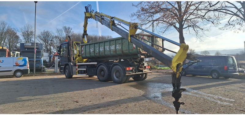 Mercedes-Benz 3335 - Hákový nosič kontajnerov, Auto s hydraulickou rukou: obrázok 2 Mercedes-Benz 3335 - Hákový nosič kontajnerov, Auto s hydraulickou rukou: obrázok 2