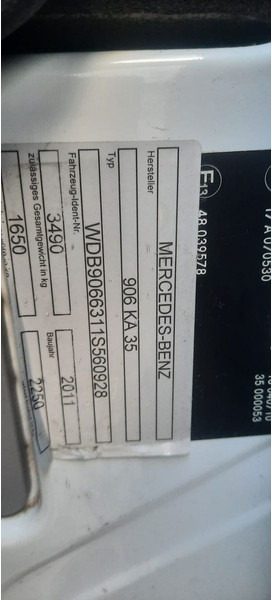 Mercedes-Benz Sprinter 316 Kastenwagen - Malá dodávka: obrázok 4 Mercedes-Benz Sprinter 316 Kastenwagen - Malá dodávka: obrázok 4