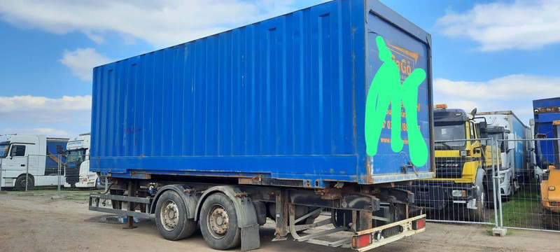Schmitz Cargobull Containeranhänger mit Container - Príves preprava kontajnerov/ Výmenná nadstavba: obrázok 3 Schmitz Cargobull Containeranhänger mit Container - Príves preprava kontajnerov/ Výmenná nadstavba: obrázok 3