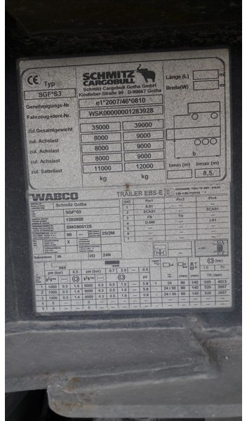 Náves sklápěcí Schmitz Cargobull SGF S3 Kippmulde 25 Kubik Hardox: obrázok 7