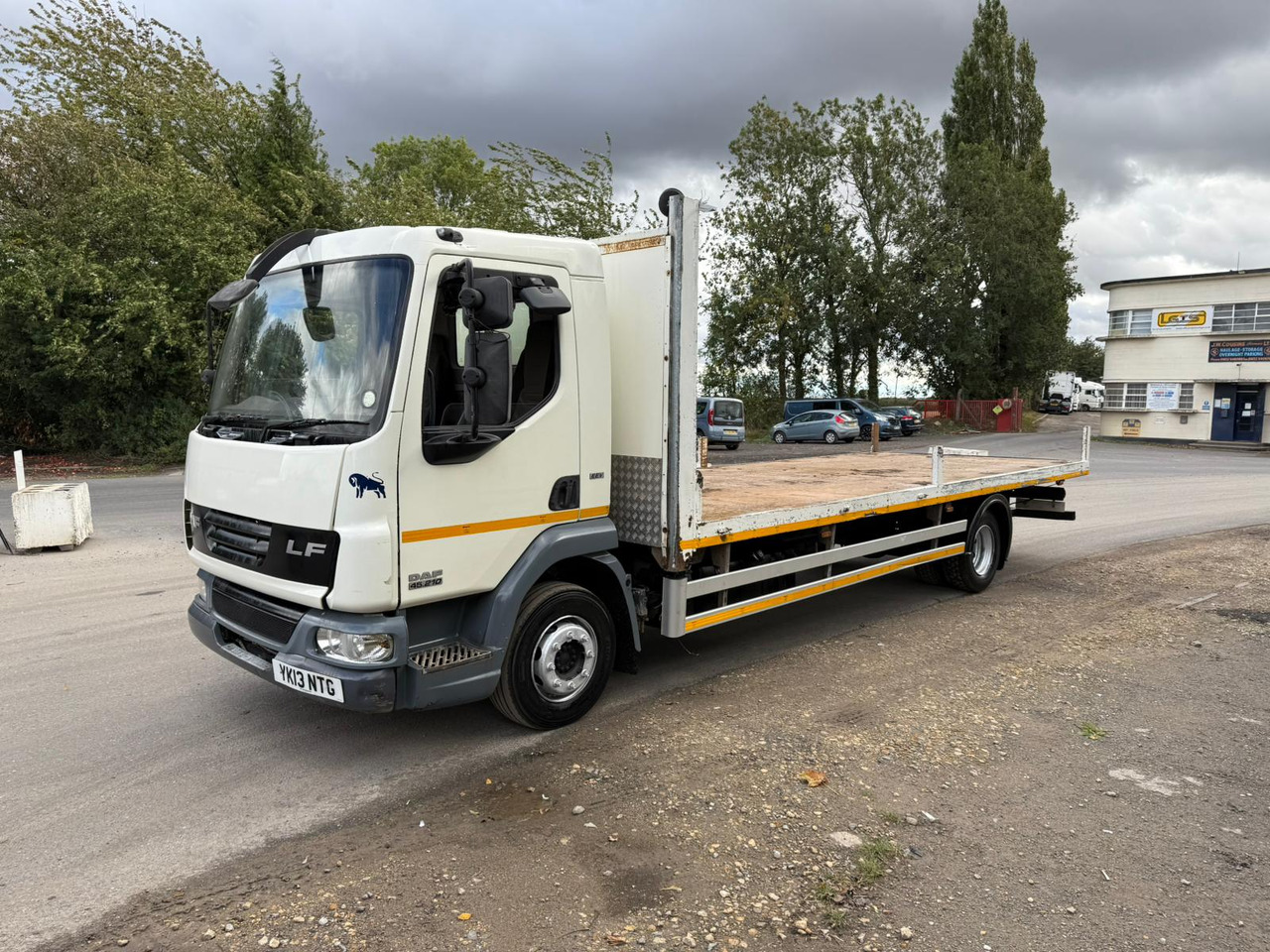 Valníkový/ Plošinový nákladný automobil 2013 DAF LF Flatbed Truck: obrázok 12