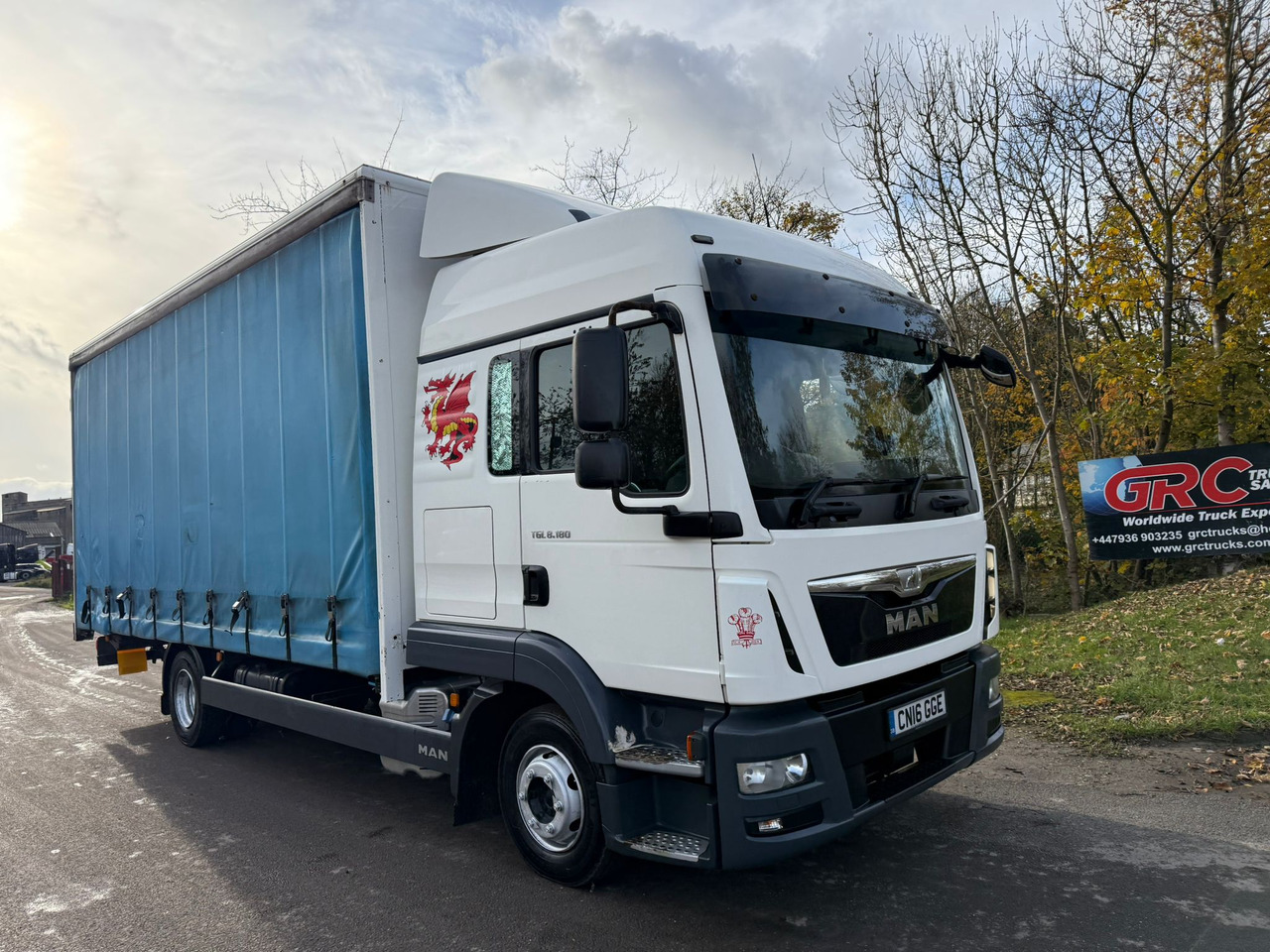 2016 MAN TGL Curtainside Truck - Plachtové nákladné vozidlo: obrázok 1 2016 MAN TGL Curtainside Truck - Plachtové nákladné vozidlo: obrázok 1