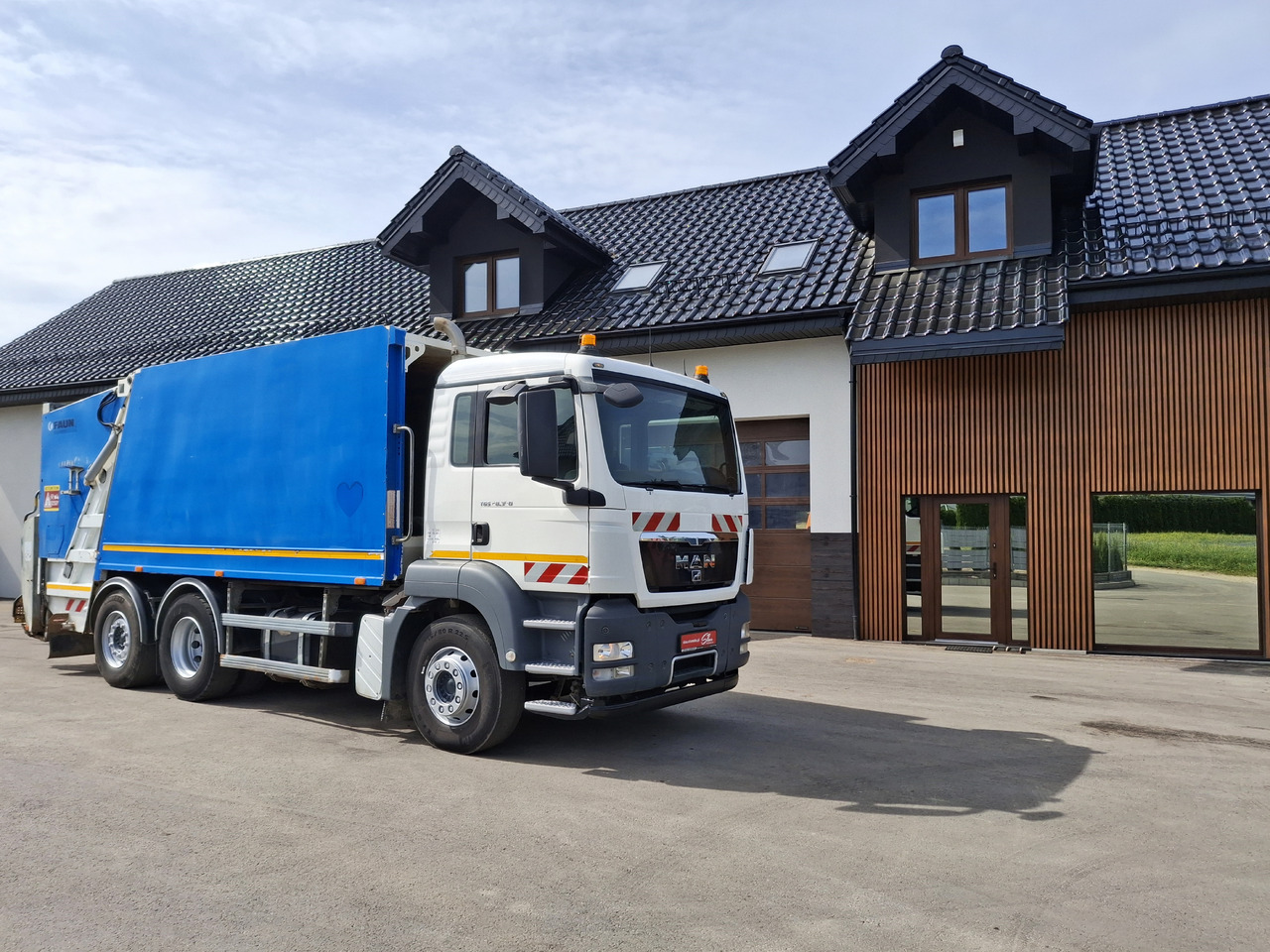 MAN MAN TGS 28.360 Śmieciarka Müllwagen Garbage Truck FAUN 3 Osie - Auto na odvoz odpadu: obrázok 1 MAN MAN TGS 28.360 Śmieciarka Müllwagen Garbage Truck FAUN 3 Osie - Auto na odvoz odpadu: obrázok 1