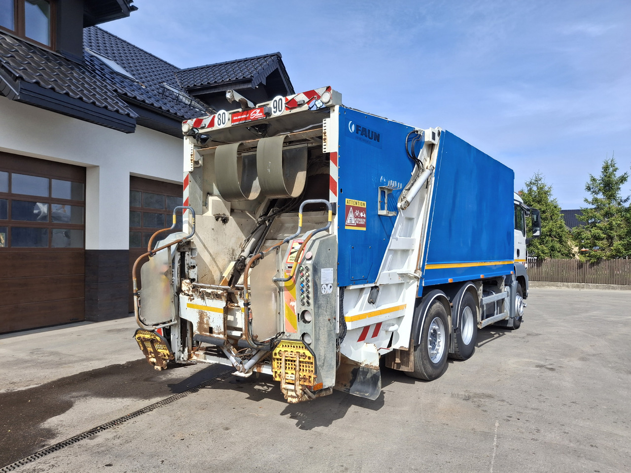 MAN MAN TGS 28.360 Śmieciarka Müllwagen Garbage Truck FAUN 3 Osie - Auto na odvoz odpadu: obrázok 5 MAN MAN TGS 28.360 Śmieciarka Müllwagen Garbage Truck FAUN 3 Osie - Auto na odvoz odpadu: obrázok 5