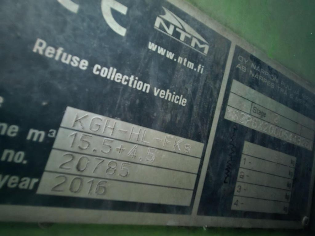 Auto na odvoz odpadu Scania P320 6X2 NTM 15.5+4.5m³: obrázok 14