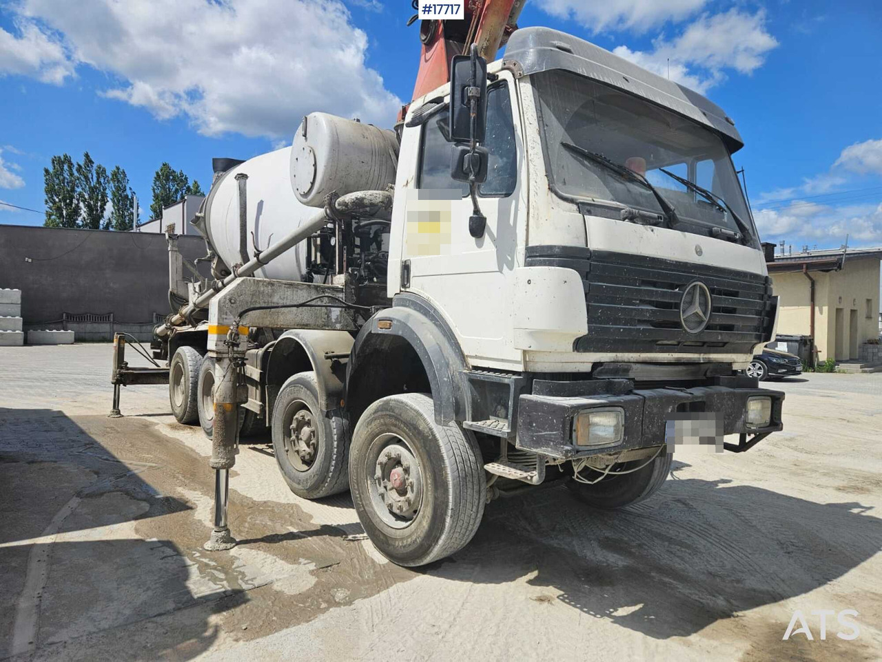 1997 Mercedes-Benz 3734 - Domiešavač s pumpou: obrázok 4 1997 Mercedes-Benz 3734 - Domiešavač s pumpou: obrázok 4
