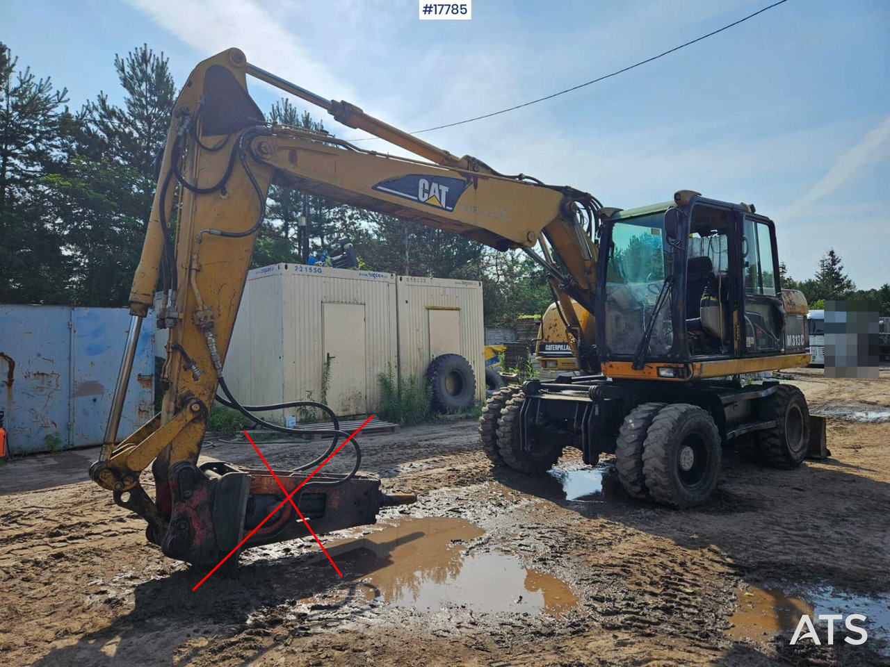 2005 CAT M313 C - Kolesové rýpadlo: obrázok 1 2005 CAT M313 C - Kolesové rýpadlo: obrázok 1