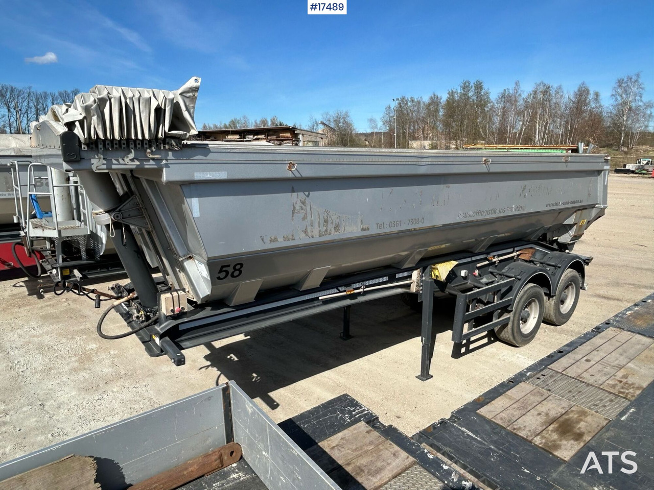 Truck semi-trailer, tipper MEIERLING MSK 18 (2017) - Náves sklápěcí: obrázok 1 Truck semi-trailer, tipper MEIERLING MSK 18 (2017) - Náves sklápěcí: obrázok 1