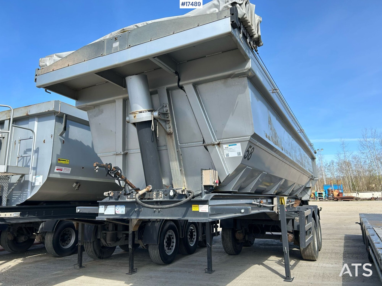 Truck semi-trailer, tipper MEIERLING MSK 18 (2017) - Náves sklápěcí: obrázok 5 Truck semi-trailer, tipper MEIERLING MSK 18 (2017) - Náves sklápěcí: obrázok 5