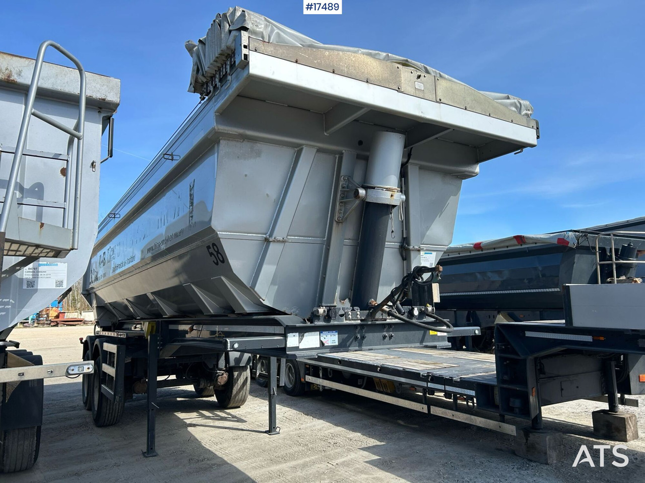 Truck semi-trailer, tipper MEIERLING MSK 18 (2017) - Náves sklápěcí: obrázok 3 Truck semi-trailer, tipper MEIERLING MSK 18 (2017) - Náves sklápěcí: obrázok 3