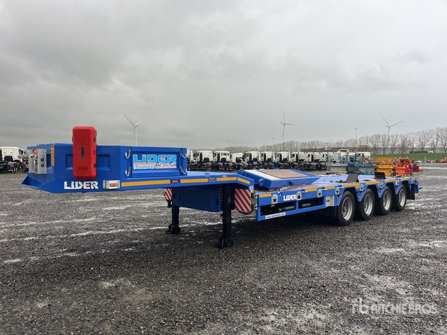2025 Lider LD07 Quad/A (Unused) Lowboy Trailer - Príves podvalník: obrázok 1 2025 Lider LD07 Quad/A (Unused) Lowboy Trailer - Príves podvalník: obrázok 1