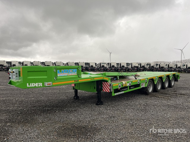 2025 Lider LD07 Quad/A (Unused) Lowboy Trailer - Príves podvalník: obrázok 1 2025 Lider LD07 Quad/A (Unused) Lowboy Trailer - Príves podvalník: obrázok 1