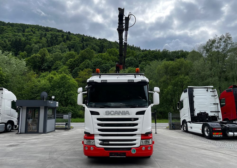 Scania G450 // 6x2// Skrzynia 6.40x2.49 // HDS Palfinger // Oś skrętna podnoszona // - Valníkový/ Plošinový nákladný automobil, Auto s hydraulickou rukou: obrázok 3 Scania G450 // 6x2// Skrzynia 6.40x2.49 // HDS Palfinger // Oś skrętna podnoszona // - Valníkový/ Plošinový nákladný automobil, Auto s hydraulickou rukou: obrázok 3