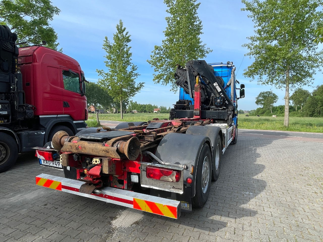 Scania R480 - Kontejnérový podvozek/ Výměnná nástavba, Auto s hydraulickou rukou: obrázok 4 Scania R480 - Kontejnérový podvozek/ Výměnná nástavba, Auto s hydraulickou rukou: obrázok 4