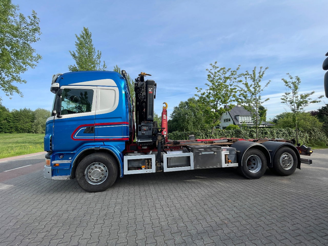 Scania R480 - Kontejnérový podvozek/ Výměnná nástavba, Auto s hydraulickou rukou: obrázok 2 Scania R480 - Kontejnérový podvozek/ Výměnná nástavba, Auto s hydraulickou rukou: obrázok 2