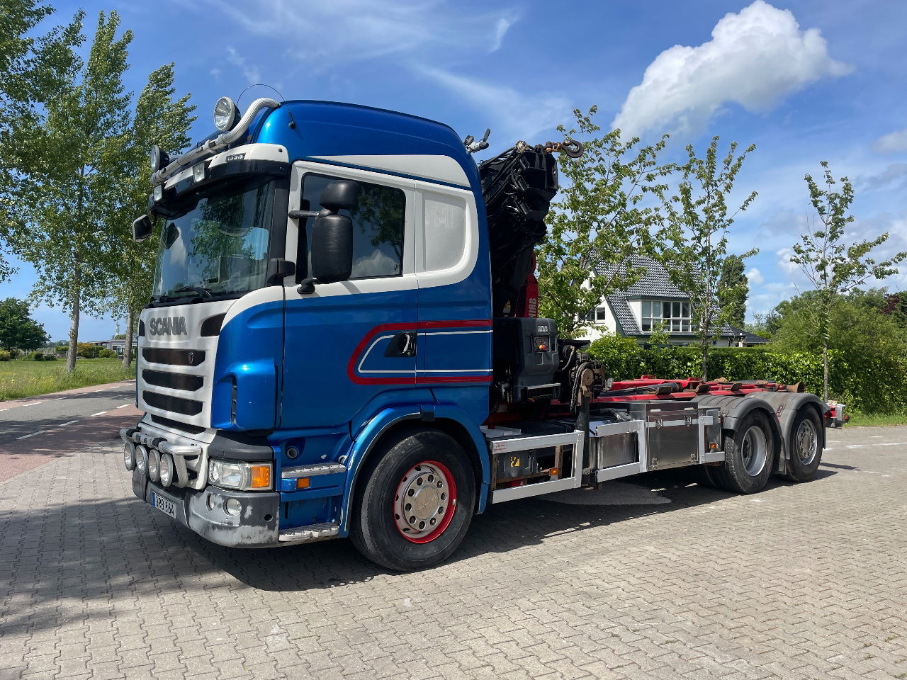 Scania R480 with hiab hookloader and hiab 262 EP5 with remote crane 2019 - Kontejnérový podvozek/ Výměnná nástavba, Auto s hydraulickou rukou: obrázok 1 Scania R480 with hiab hookloader and hiab 262 EP5 with remote crane 2019 - Kontejnérový podvozek/ Výměnná nástavba, Auto s hydraulickou rukou: obrázok 1