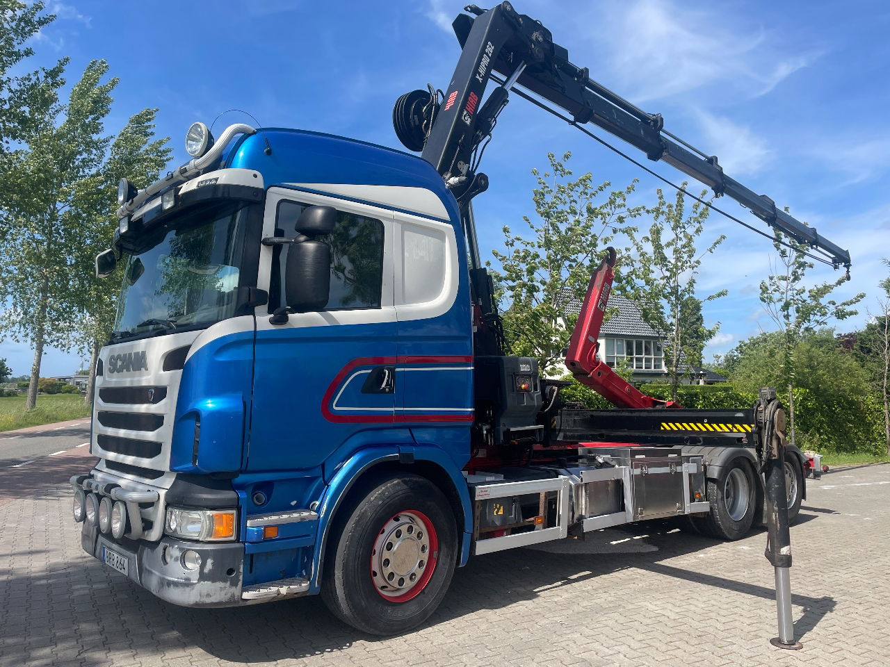 Scania R480 with hiab hookloader and hiab 262 EP5 with remote crane 2019 - Kontejnérový podvozek/ Výměnná nástavba, Auto s hydraulickou rukou: obrázok 5 Scania R480 with hiab hookloader and hiab 262 EP5 with remote crane 2019 - Kontejnérový podvozek/ Výměnná nástavba, Auto s hydraulickou rukou: obrázok 5
