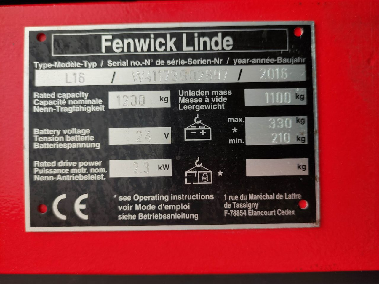 Linde L16-1173 - Stohovač: obrázok 5 Linde L16-1173 - Stohovač: obrázok 5