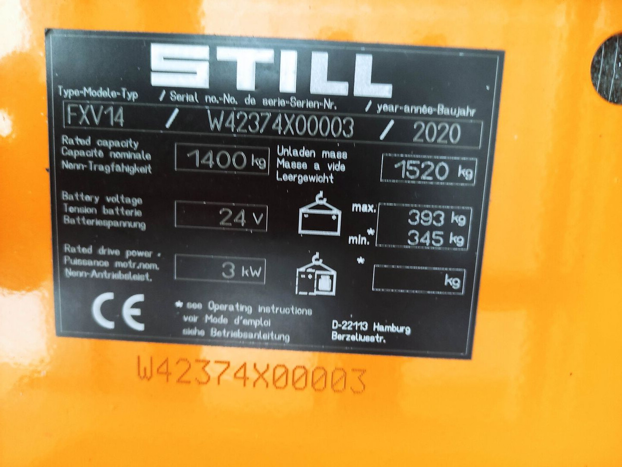 Still FXV 14 - Stohovač: obrázok 5 Still FXV 14 - Stohovač: obrázok 5