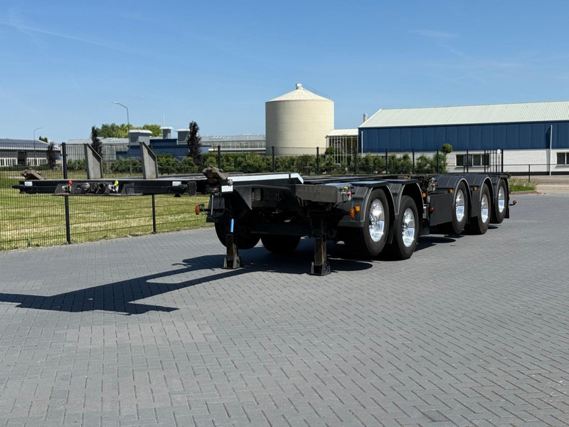 Broshuis 5AKCC ALCOA, 2 CONNECT, BREKER, LZV, 2017, TIRES 90% - Náves preprava kontajnerov/ Výmenná nadstavba: obrázok 1 Broshuis 5AKCC ALCOA, 2 CONNECT, BREKER, LZV, 2017, TIRES 90% - Náves preprava kontajnerov/ Výmenná nadstavba: obrázok 1