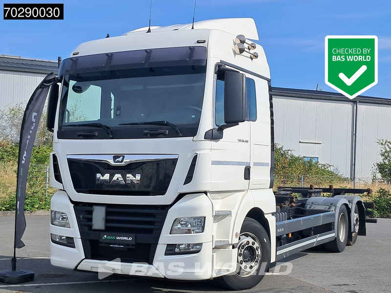 MAN TGX 26.460 6X2 BDF Liftaxle Automatic Retarder ACC Euro 6 - Kontejnérový podvozek/ Výměnná nástavba: obrázok 1 MAN TGX 26.460 6X2 BDF Liftaxle Automatic Retarder ACC Euro 6 - Kontejnérový podvozek/ Výměnná nástavba: obrázok 1
