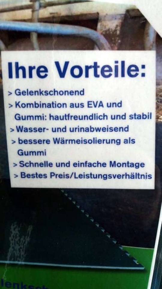 Grüter Grüne Matte 119x180cm (08914) - Stroj a zariadenia na chov hospodárskych zvierat: obrázok 5 Grüter Grüne Matte 119x180cm (08914) - Stroj a zariadenia na chov hospodárskych zvierat: obrázok 5