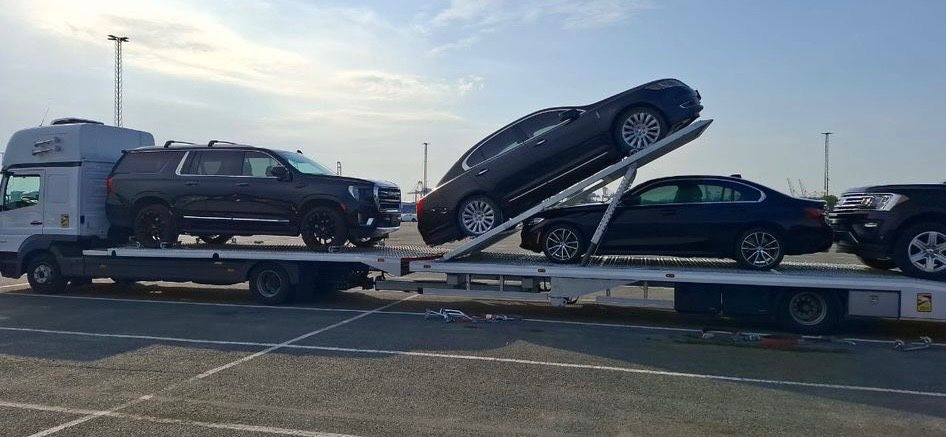 Nákladné vozidlo na prepravu automobilov Mercedes-Benz Atego 1024 Flachzug 2-Bett Winde VDI2700: obrázok 15