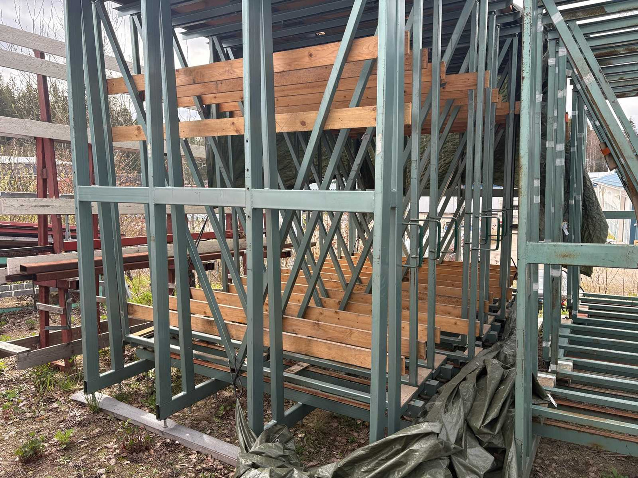 12-piece storage rack max. Height 2.25m - Stavebné zariadenia: obrázok 2 12-piece storage rack max. Height 2.25m - Stavebné zariadenia: obrázok 2
