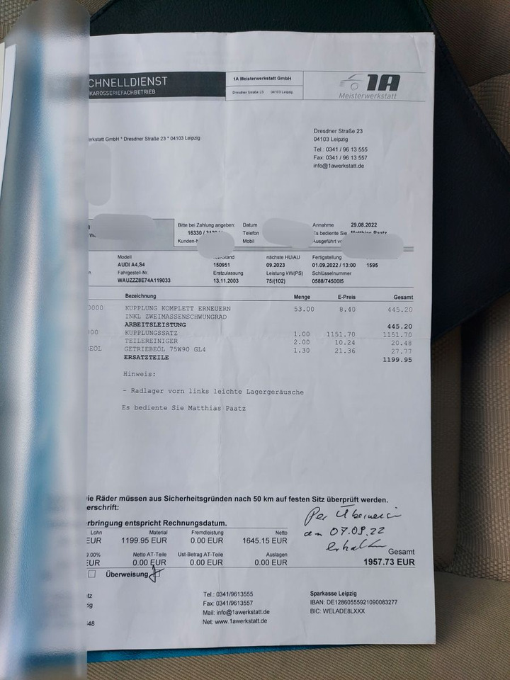 Audi A4 1.6 Limousine Klima Sitzheiz. PDC AHK - Sedan: obrázok 3 Audi A4 1.6 Limousine Klima Sitzheiz. PDC AHK - Sedan: obrázok 3
