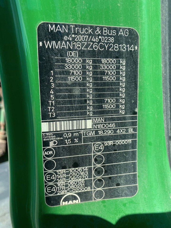 Sklápač MAN TGM 18.290  4X4 ALLRAD KLIMA DREISEITENKIPPER: obrázok 17