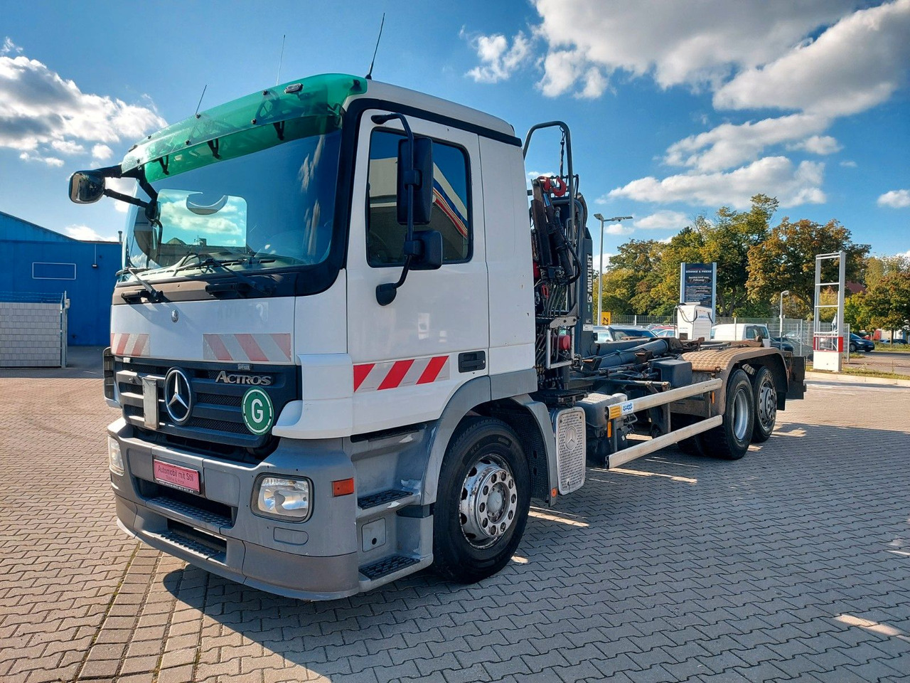 Mercedes-Benz Actros 6-Zyl. 2541 HMF KRAN ABROLLKIPPER - Hákový nosič kontajnerov, Auto s hydraulickou rukou: obrázok 3 Mercedes-Benz Actros 6-Zyl. 2541 HMF KRAN ABROLLKIPPER - Hákový nosič kontajnerov, Auto s hydraulickou rukou: obrázok 3