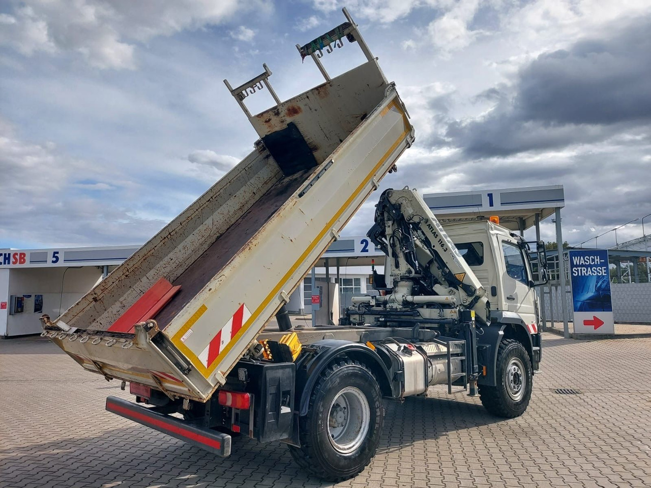 Mercedes-Benz Atego / 1324 MEILER 4X4 KRAN ATLAS 116.3 - Sklápač, Auto s hydraulickou rukou: obrázok 5 Mercedes-Benz Atego / 1324 MEILER 4X4 KRAN ATLAS 116.3 - Sklápač, Auto s hydraulickou rukou: obrázok 5