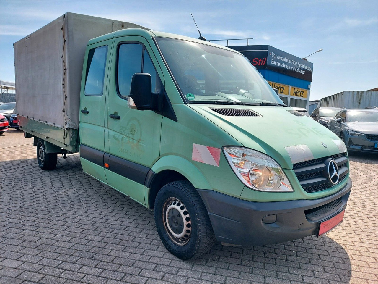 Mercedes-Benz Sprinter II Pritsche/DoKa 313 CDI KLIMA 7 SITZE - Plachtová dodávka, Dodávkа s dvojitou kabínou: obrázok 1 Mercedes-Benz Sprinter II Pritsche/DoKa 313 CDI KLIMA 7 SITZE - Plachtová dodávka, Dodávkа s dvojitou kabínou: obrázok 1