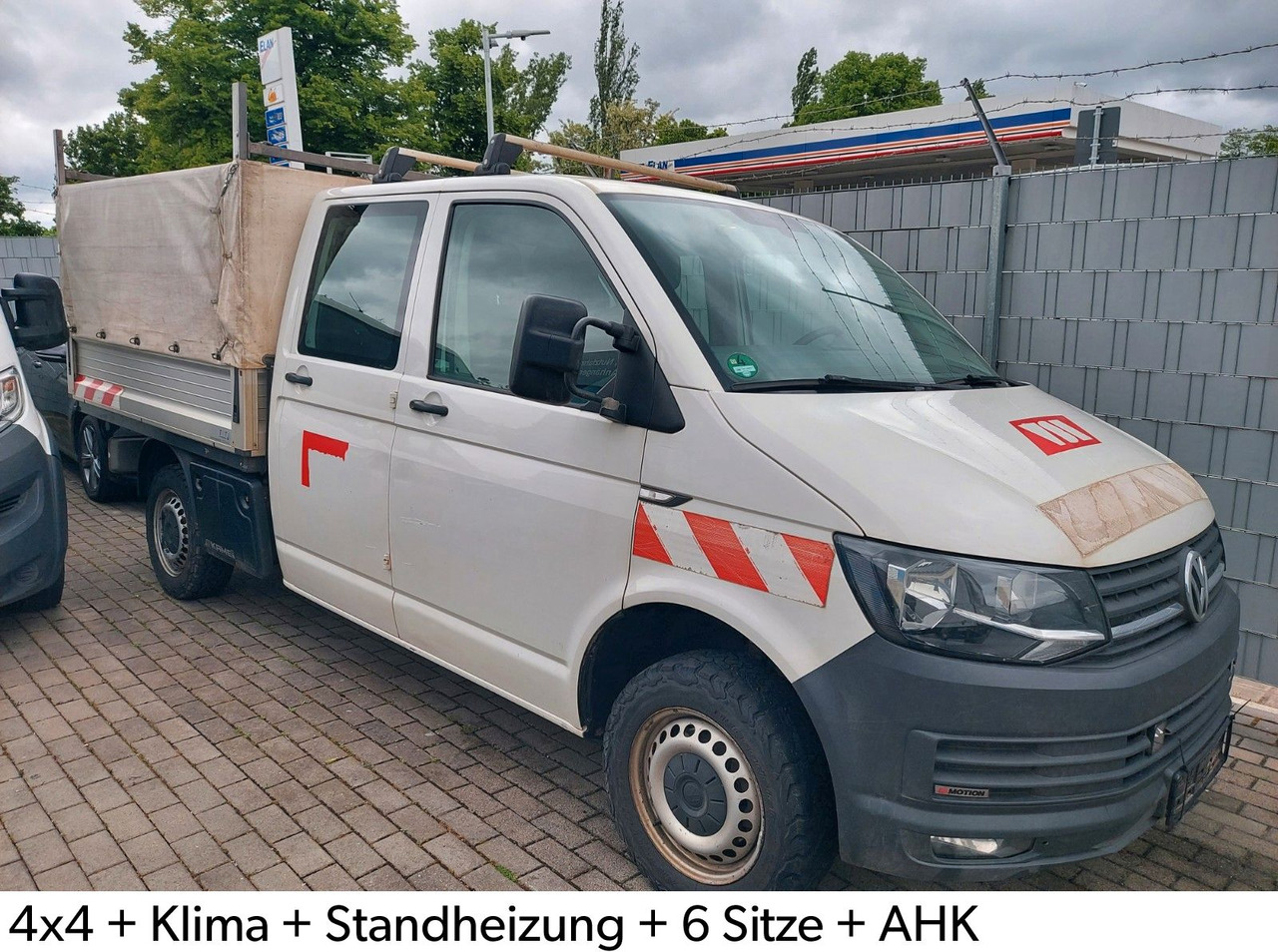 Volkswagen T6 Pritsche DOKA 4x4 6 Sitze Klima Standheizung - Dodávka valník, Dodávkа s dvojitou kabínou: obrázok 1 Volkswagen T6 Pritsche DOKA 4x4 6 Sitze Klima Standheizung - Dodávka valník, Dodávkа s dvojitou kabínou: obrázok 1