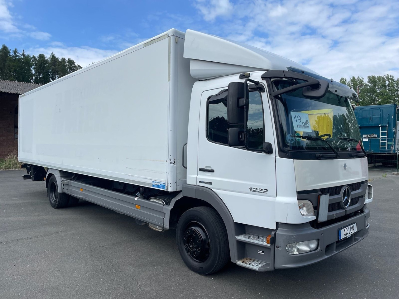 Mercedes-Benz Atego 2 1222 4x2 Koffer/LBW/DAUTEL/8,25m/AC/EU5 - Skříňový nákladní auto: obrázok 1 Mercedes-Benz Atego 2 1222 4x2 Koffer/LBW/DAUTEL/8,25m/AC/EU5 - Skříňový nákladní auto: obrázok 1