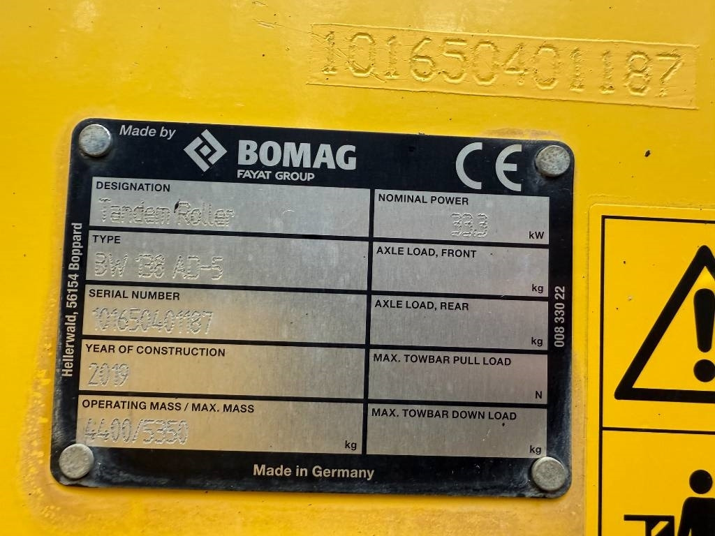 Cestný valec Bomag BW138AD-5: obrázok 7 Cestný valec Bomag BW138AD-5: obrázok 7