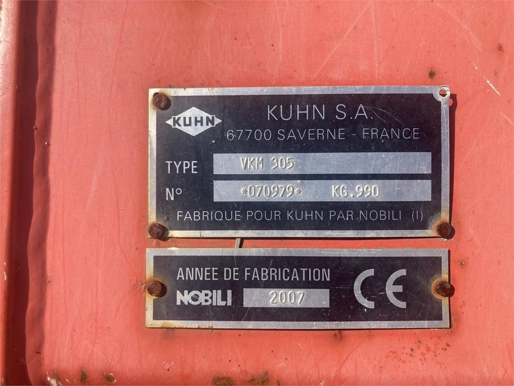 Kuhn VKM 305 - Kosačka: obrázok 4 Kuhn VKM 305 - Kosačka: obrázok 4