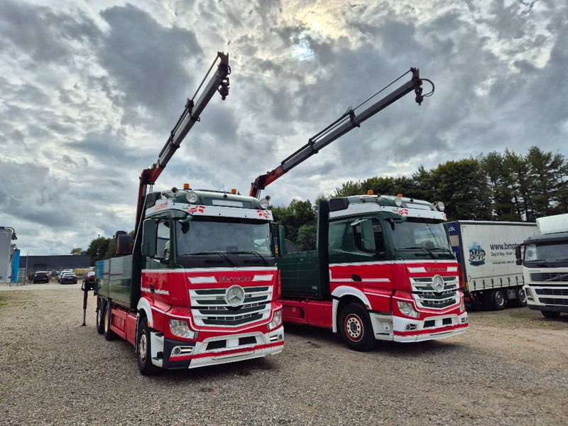 Mercedes-Benz Actros 2551/6x2 // Palfinger 16002 B // 2 x trucks - Auto s hydraulickou rukou: obrázok 2 Mercedes-Benz Actros 2551/6x2 // Palfinger 16002 B // 2 x trucks - Auto s hydraulickou rukou: obrázok 2
