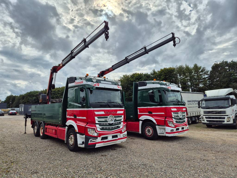 Mercedes-Benz Actros 2551/6x2 // Palfinger 16002 B // 2 x trucks - Auto s hydraulickou rukou: obrázok 1 Mercedes-Benz Actros 2551/6x2 // Palfinger 16002 B // 2 x trucks - Auto s hydraulickou rukou: obrázok 1