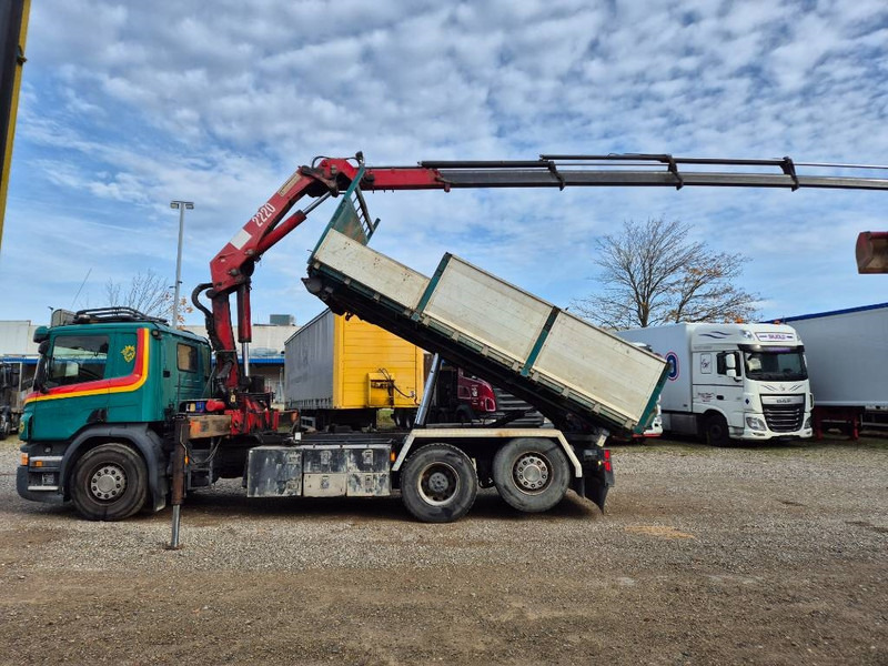 Scania P450 6x2/4 // HMF 2223 K4 // 3-way tip - Auto s hydraulickou rukou: obrázok 5 Scania P450 6x2/4 // HMF 2223 K4 // 3-way tip - Auto s hydraulickou rukou: obrázok 5