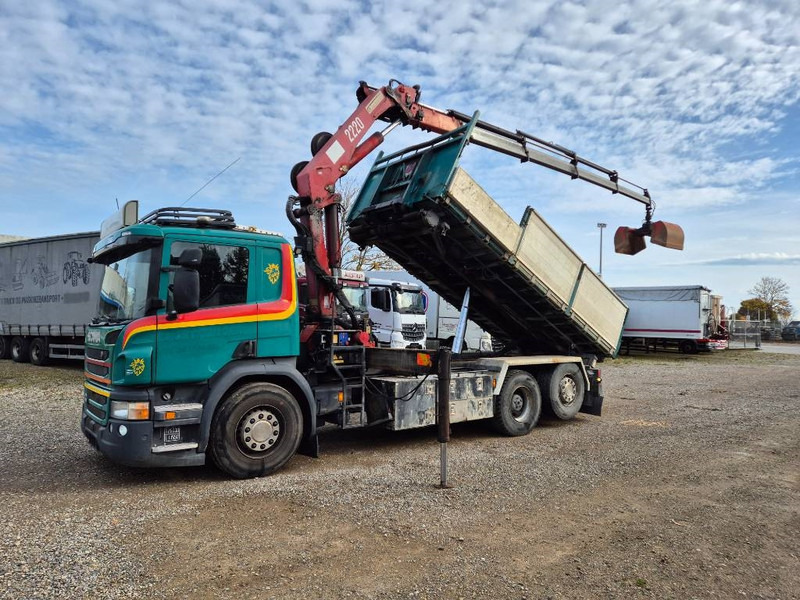 Scania P450 6x2/4 // HMF 2223 K4 // 3-way tip - Auto s hydraulickou rukou: obrázok 4 Scania P450 6x2/4 // HMF 2223 K4 // 3-way tip - Auto s hydraulickou rukou: obrázok 4