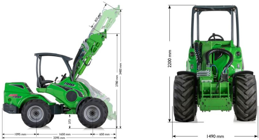 Avant 860i - Kĺbový nakladač: obrázok 5 Avant 860i - Kĺbový nakladač: obrázok 5