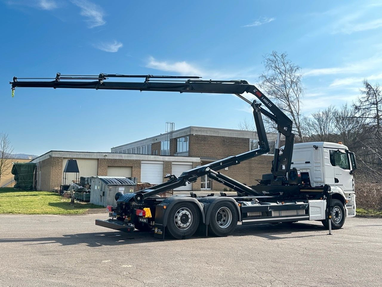 MAN TGS 26.470 6x2 Abrollkipper + Kran Hiab 228-4 - Hákový nosič kontajnerov, Auto s hydraulickou rukou: obrázok 5 MAN TGS 26.470 6x2 Abrollkipper + Kran Hiab 228-4 - Hákový nosič kontajnerov, Auto s hydraulickou rukou: obrázok 5