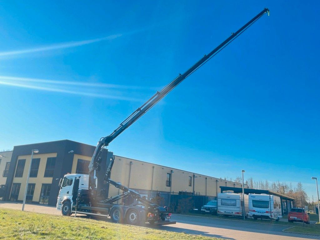 MAN TGS 26.470 6x2 Abrollkipper + Kran Hiab 228-6 - Hákový nosič kontajnerov, Auto s hydraulickou rukou: obrázok 4 MAN TGS 26.470 6x2 Abrollkipper + Kran Hiab 228-6 - Hákový nosič kontajnerov, Auto s hydraulickou rukou: obrázok 4