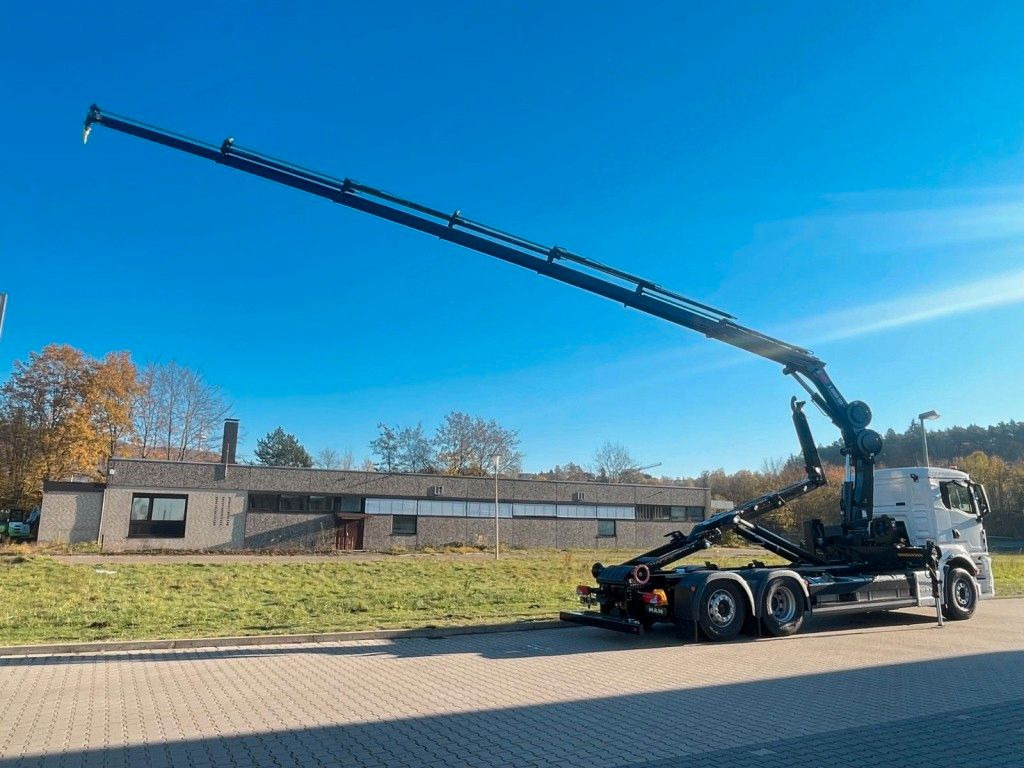 MAN TGS 26.470 6x2 Abrollkipper + Kran Hiab 228-6 - Hákový nosič kontajnerov, Auto s hydraulickou rukou: obrázok 5 MAN TGS 26.470 6x2 Abrollkipper + Kran Hiab 228-6 - Hákový nosič kontajnerov, Auto s hydraulickou rukou: obrázok 5