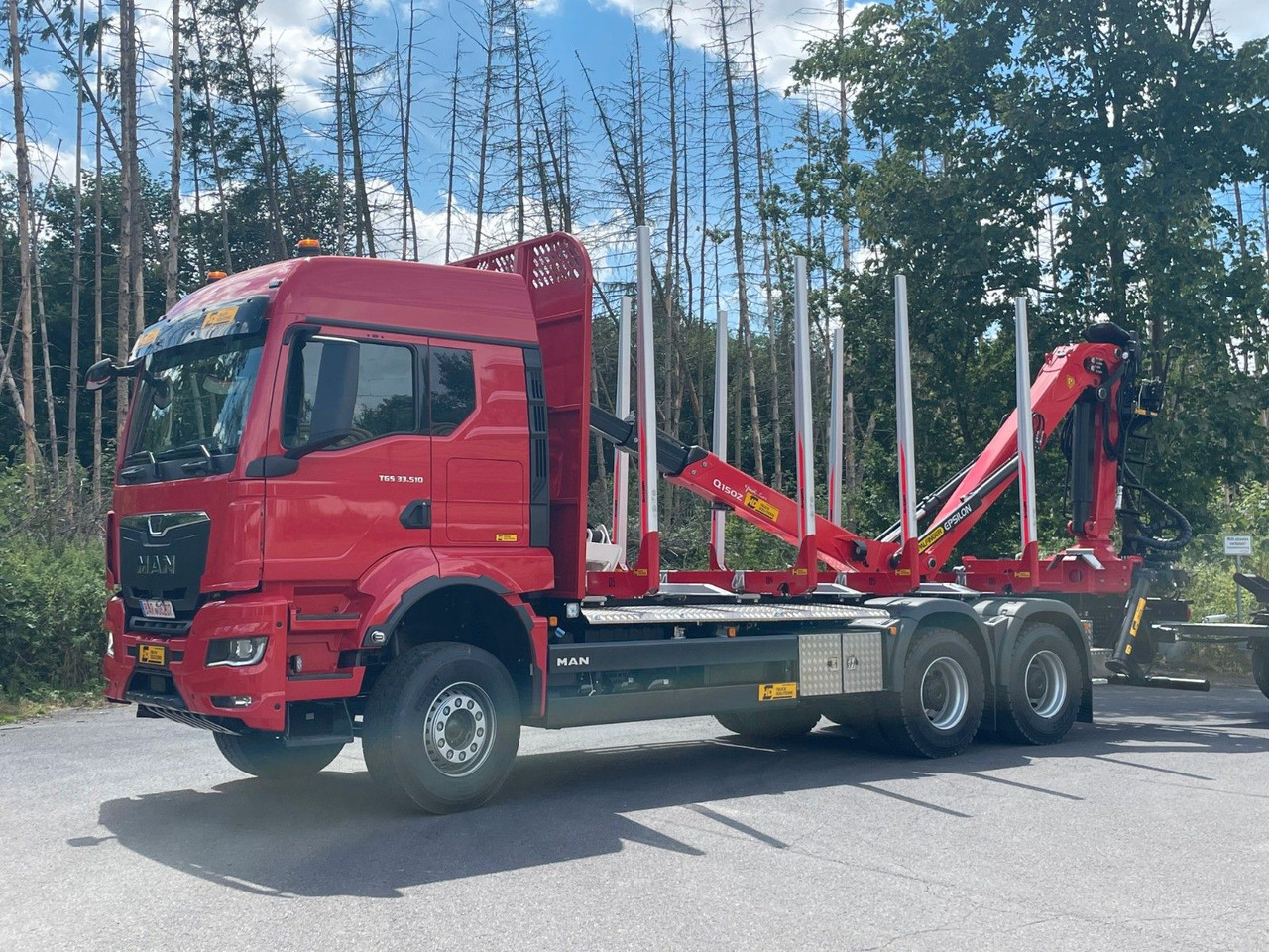 MAN TGS 33.510 6X4 BL Euro6e EPSILON 170Z - Nákladné vozidlo na prepravu dreva, Auto s hydraulickou rukou: obrázok 3 MAN TGS 33.510 6X4 BL Euro6e EPSILON 170Z - Nákladné vozidlo na prepravu dreva, Auto s hydraulickou rukou: obrázok 3