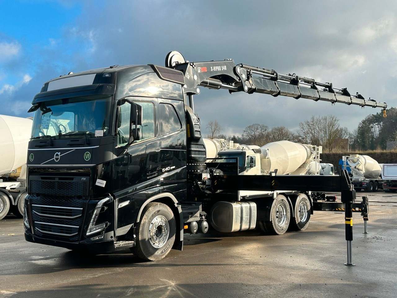 Volvo FH 540 6x4 Euro6e HIAB X-HIPRO 548 E 8 - Valníkový/ Plošinový nákladný automobil, Auto s hydraulickou rukou: obrázok 1 Volvo FH 540 6x4 Euro6e HIAB X-HIPRO 548 E 8 - Valníkový/ Plošinový nákladný automobil, Auto s hydraulickou rukou: obrázok 1
